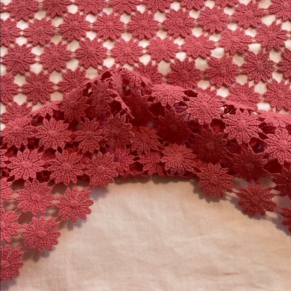 Floral Lace Pink Skirt - Picture 2 of 10